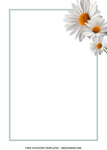 10+ Timeless Elegant Daisy Floral Invitation Templates You Will Love