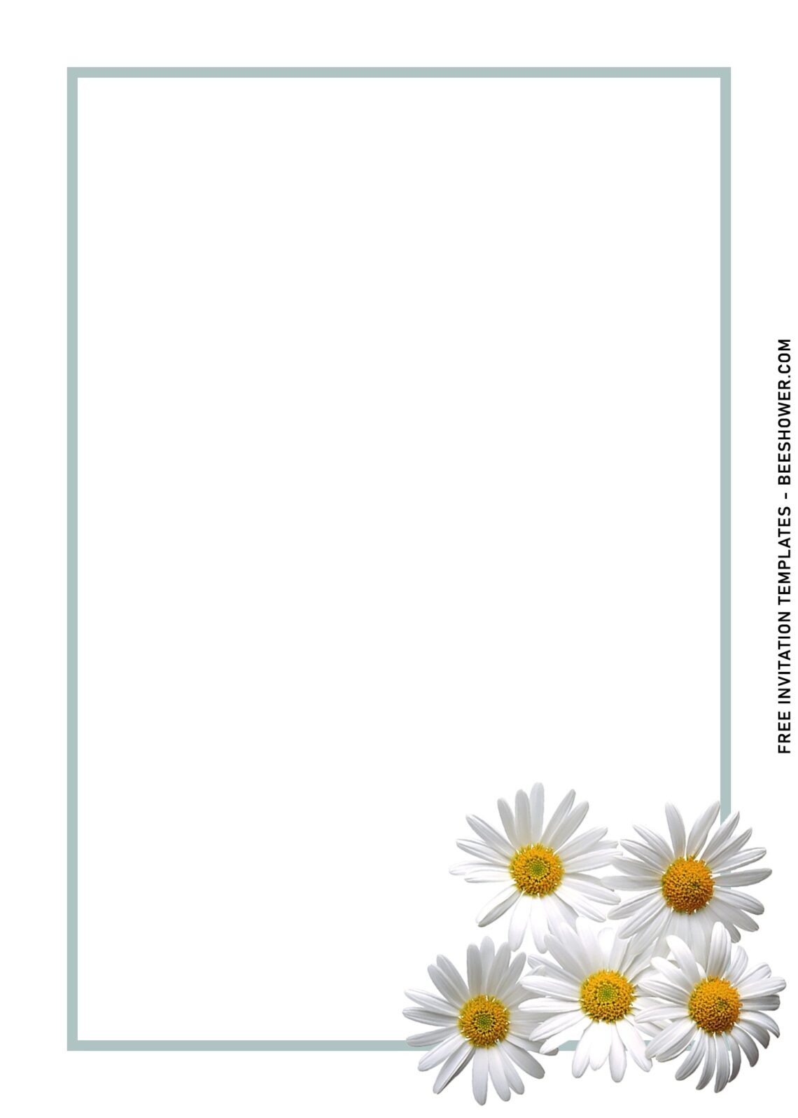 10+ Timeless Elegant Daisy Floral Invitation Templates You Will Love