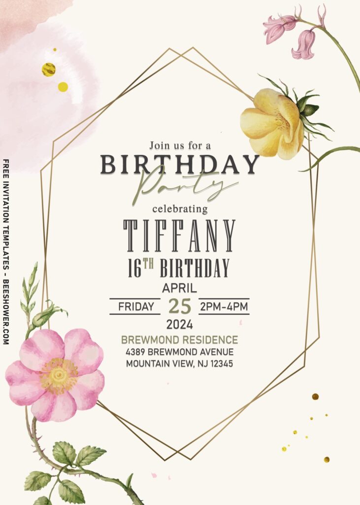 7+ Moody Romance Floral Baby Shower Invitation Templates
