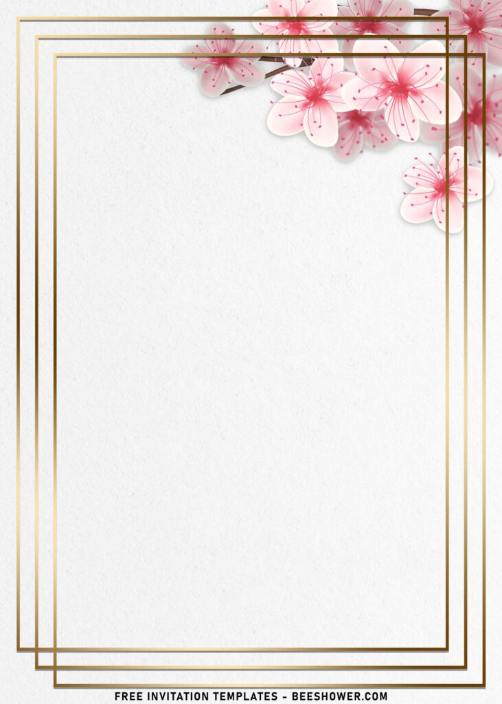 Download 7+ Alluring Floral Sakura Sweet 16th Birthday Invitation ...
