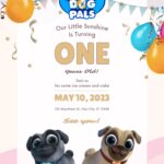 10+ Puppy Dog Pals Canva Birthday Invitation Templates For Girls C