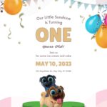 10+ Puppy Dog Pals Canva Kids Birthday Invitation Templates C (2)