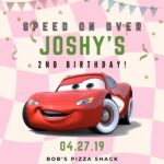 11+ Adorable Disney Cars Canva Birthday Invitation Templates B