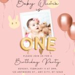 FREE EDITABLE – 9+ Adorable Balloon Canva Birthday Invitation Templates H