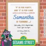9+ Party With Elmo & Friends Canva Birthday Invitation Templates D