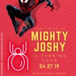 8+ Epic Spiderman Canva Birthday Invitation Templates C