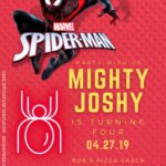 8+ Spiderman Canva Birthday Invitation Templates For All Ages C