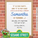 9+ Party With Elmo & Friends Canva Birthday Invitation Templates A