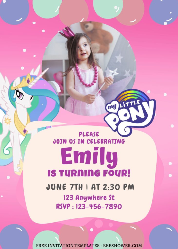 11+ Ultimate My Little Pony Canva Birthday Invitation Templates with Twilight Sparkle