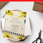 (Free Editable PDF) Splendid Black Eyed Susan Baby Shower Invitation Templates