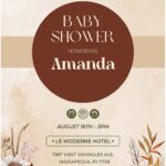 (Free Editable PDF) Spring Floral Garden Baby Shower Invitation Templates B