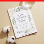 (Free Editable PDF) Awe-inspiring Pastel Floral Baby Shower Invitation Templates J