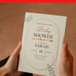 (Free Editable PDF) Terracotta Boho Baby Shower Invitation Templates E