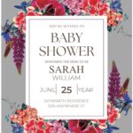 (Free Editable PDF) Luscious Garden Baby Shower Invitation Templates C