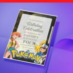 (Free Editable PDF) Catch-Worthy Pokemon Baby Shower Invitation Templates J