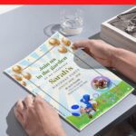 (Free Editable PDF) Power Up Super Mario Bros Baby Shower Invitation Templates H