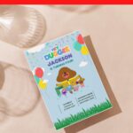 (Free Editable PDF) Adorable Hey Duggee Baby Shower Invitation Templates