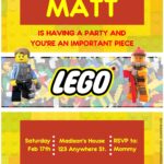 (Free Editable PDF) Fun Lego Block Party Baby Shower Invitation Templates B