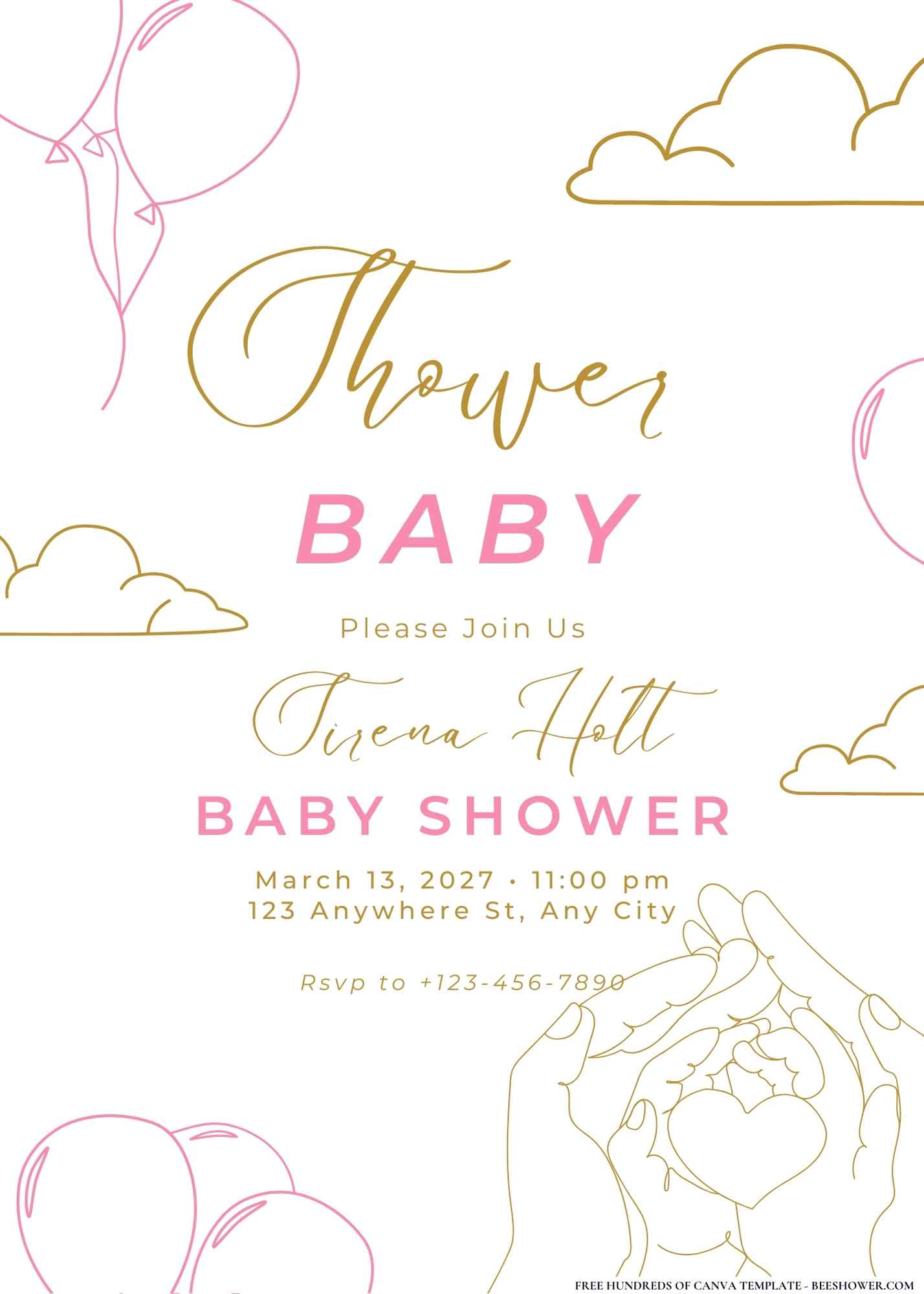 Boho Dreamcatcher Baby Shower Invitation