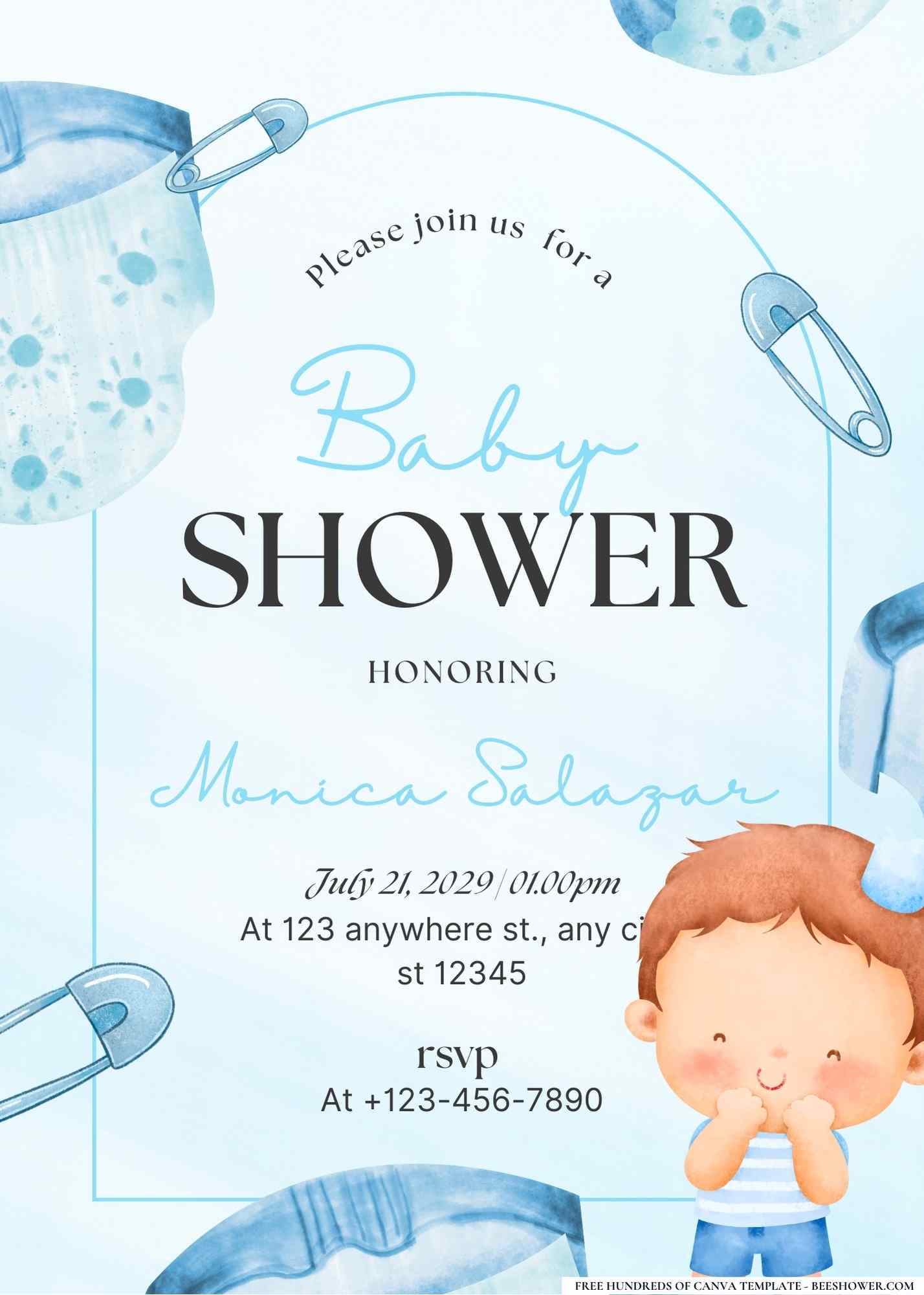 Baby Toys Baby Shower Invitation