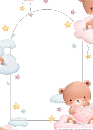 14+ Teddy Bears Baby Shower Invitation Templates | Beeshower