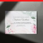 (Free Editable PDF) Magnificent Magnolia Baby Shower Invitation Templates G