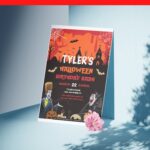 (Free Editable PDF) Ghostly Fun Hotel Transylvania Baby Shower Invitation Templates D