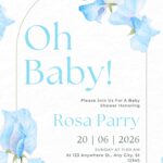 FREE-Blooming Baby Shower Bliss-Canva-Templates