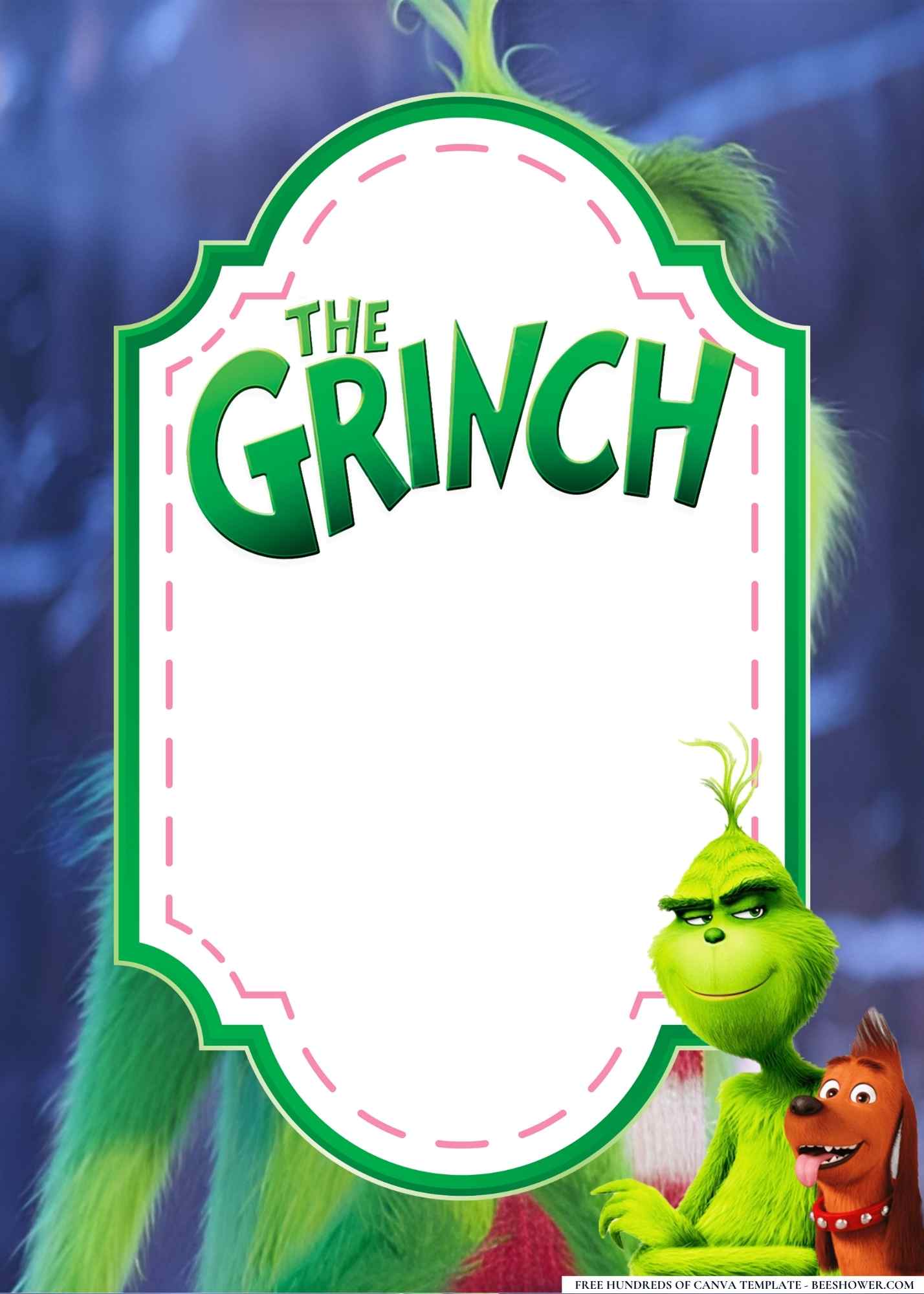 Download Image of FREE-Grinch (Dr. Seuss)-Canva-Templates (8) | Beeshower