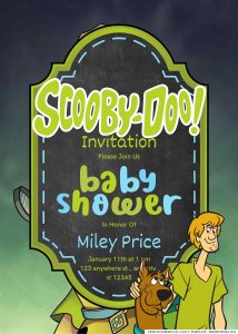 Shaggy (Scooby-Doo) Baby Shower Invitation