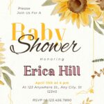 FREE-Sunflower Sunshine Shower-Baby Shower Bliss-Canva-Templates (11)