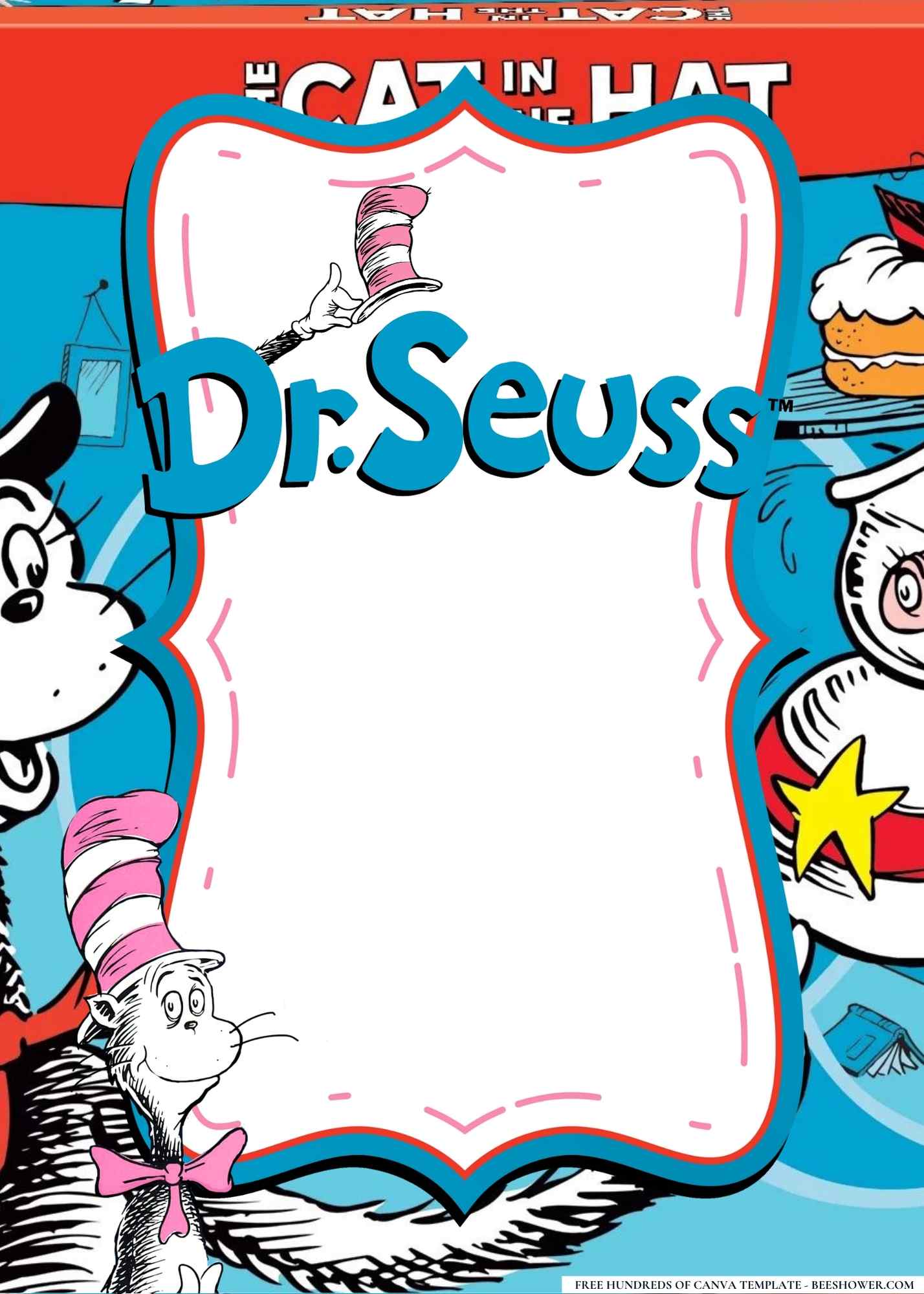 Download Image of FREE-The Cat in the Hat (Dr. Seuss)-Canva-Templates ...