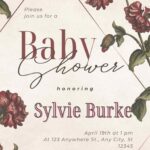 FREE-Vintage Floral Soirée-Baby Shower-Canva-Templates (2)