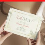 (Free Editable PDF) Minimalist Baby Shower Invitation Templates H