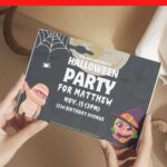 (Free Editable PDF) Spooky Mummy Baby Shower Invitation Templates F