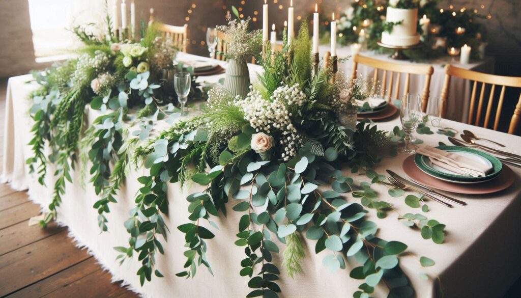 Faux Greenery Garland Table decor