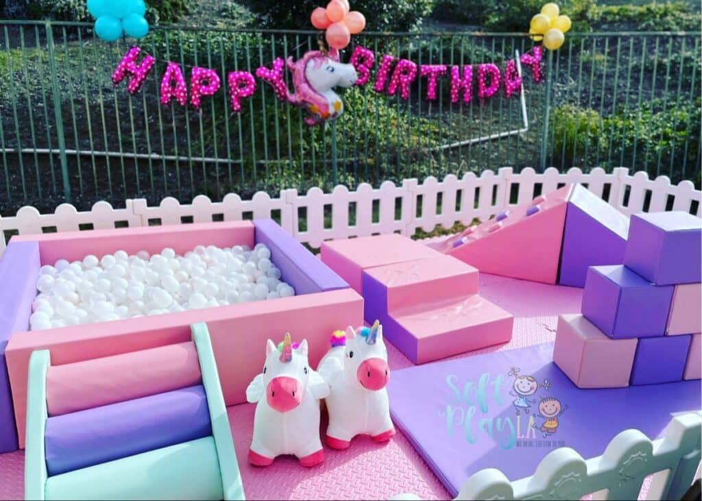 Backyard Playground Birthday Party