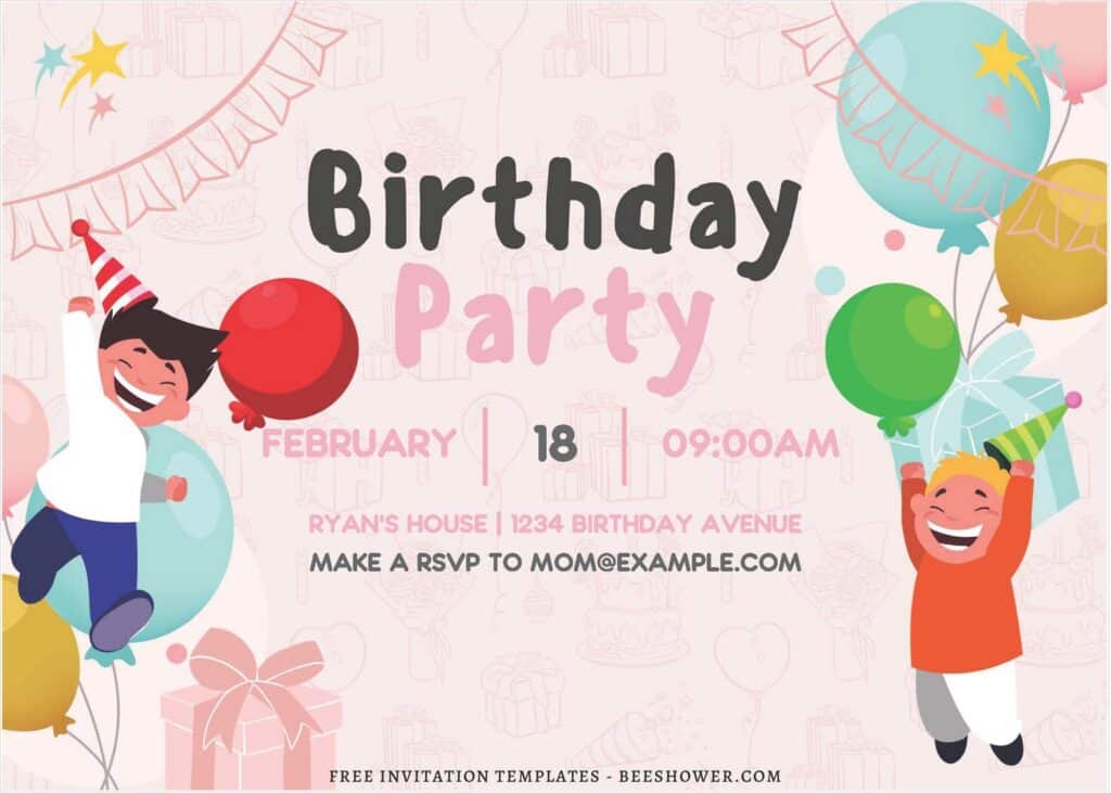 Toddle Birthday Invitation