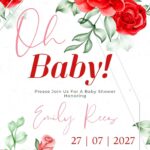 FREE-A Rose in Bloom Shower-Baby Shower-Canva-Templates (8)