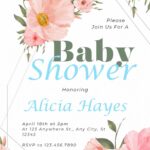 FREE-Baby Blooms and Binkies-Baby Shower-Canva-Templates