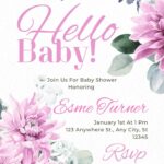 FREE-Baby_s Breath and Bliss-Baby Shower-Canva-Templates (5)