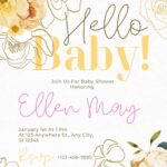 FREE-Blooming with Love-Baby Shower-Canva-Templates (17)