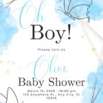 FREE-Butterflies and Blessings-Baby Shower-Canva-Templates