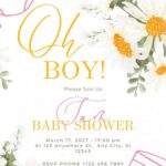 FREE-Daisy Chains and Diapers-Baby Shower-Canva-Templates (7)