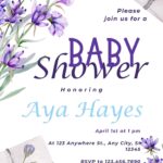 FREE-Lavender Love Letters-Baby Shower-Canva-Templates (4)