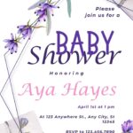 FREE-Lavender Love Letters-Baby Shower-Canva-Templates (8)