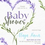 FREE-Lavender Love and Laughter-Baby Shower-Canva-Templates (10)