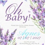 FREE-Lavender Love and Little Ones-Baby Shower-Canva-Templates (4)