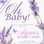FREE-Lavender Love and Little Ones-Baby Shower-Canva-Templates (8)