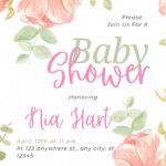 FREE-Peachy Keen Blossoms-Baby Shower-Canva-Templates (5)